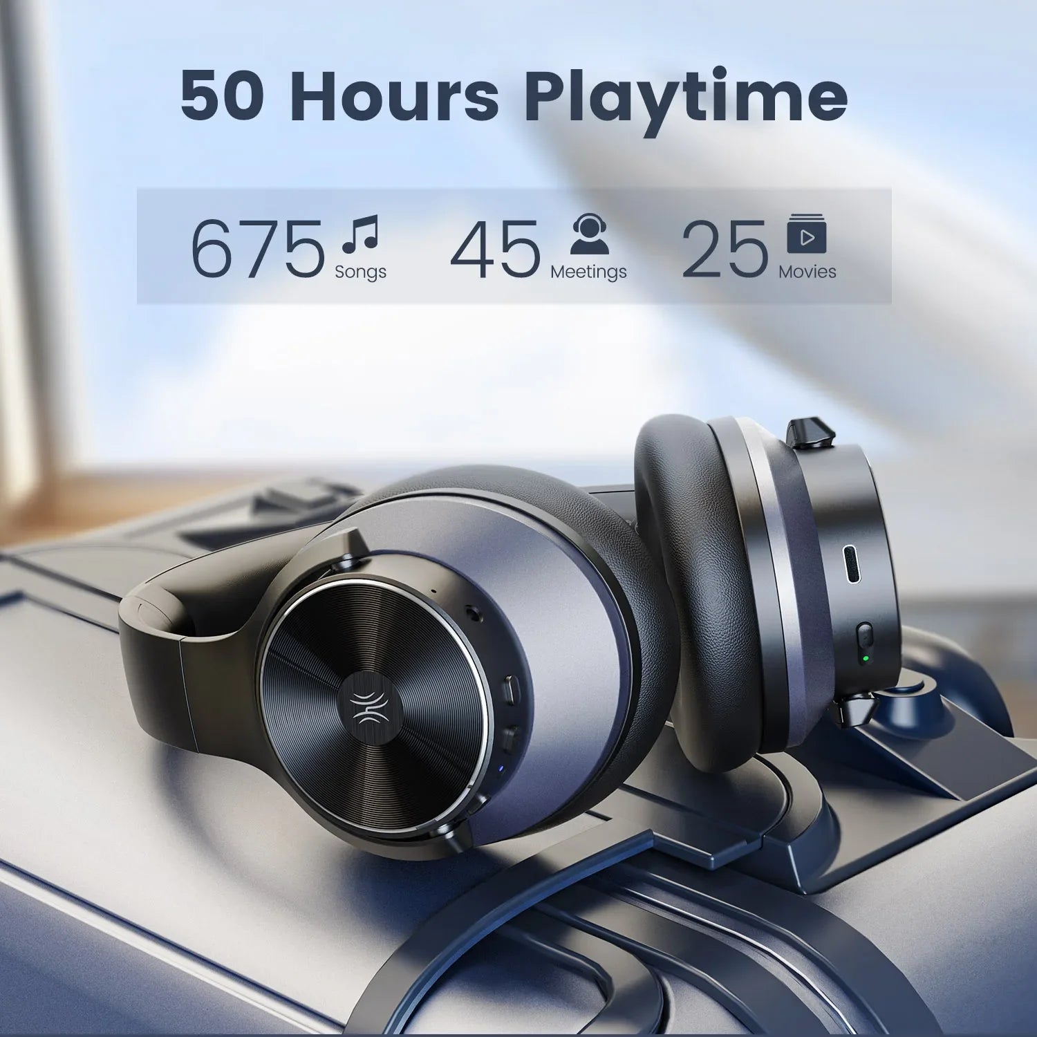 Active Noise-Cancelling Wireless Headphones