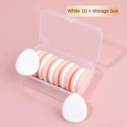 5/10Pcs Mini Finger Puff – Air Cushion Powder Sponge for Foundation & BB Cream Application