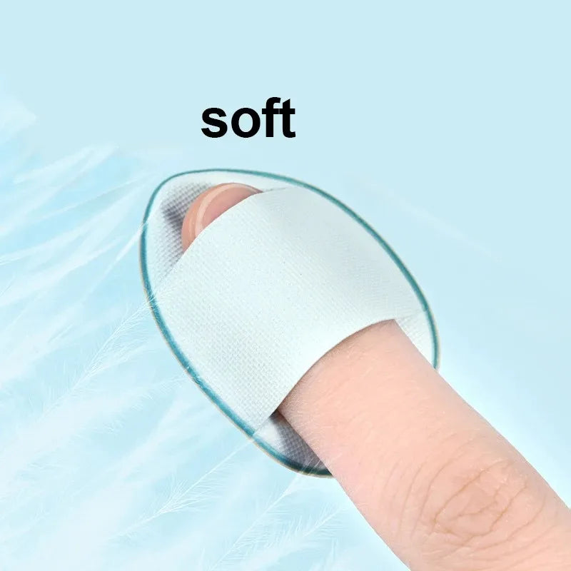 5/10Pcs Mini Finger Puff – Air Cushion Powder Sponge for Foundation & BB Cream Application