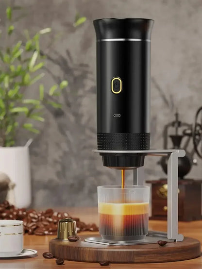 Wireless Portable Espresso Coffee Machine - 3-in-1 Travel Maker for Car, Home & Camping