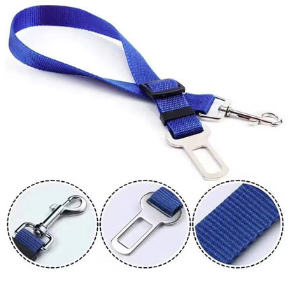 New Dog Car Seat Belt Safety Protector Travel Accessories Leash Collar Breakaway Solid Car Harness