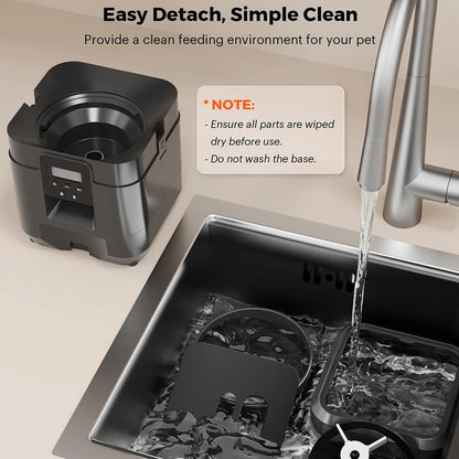 2L Smart Automatic Pet Feeder with Timer & WiFi App for Dogs & Cats