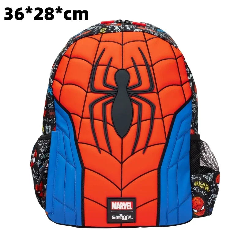 Smiggle Spider-Man School Set – Backpack, Lunch Bag, Wallet, Pencil Box & Water Cup