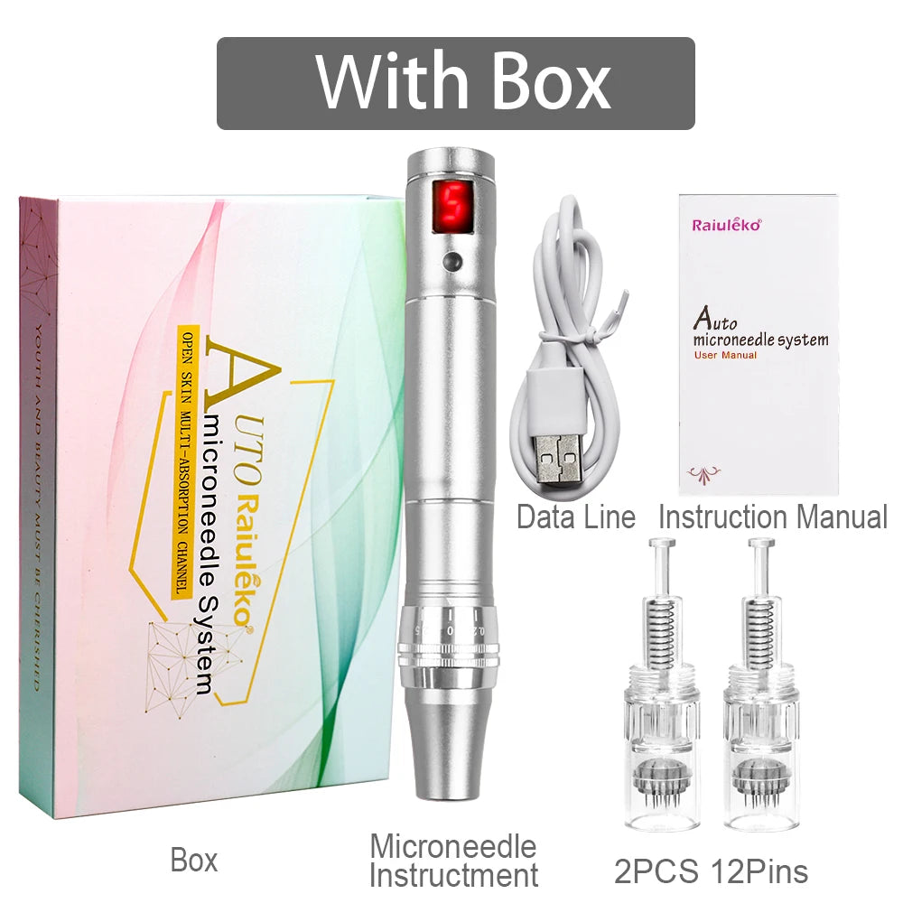 Electric Dr.Imp Wireless Dermapen - Microneedling Device with Nano Needle Cartridge