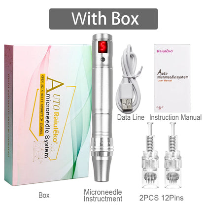 Electric Dr.Imp Wireless Dermapen - Microneedling Device with Nano Needle Cartridge
