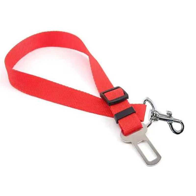New Dog Car Seat Belt Safety Protector Travel Accessories Leash Collar Breakaway Solid Car Harness