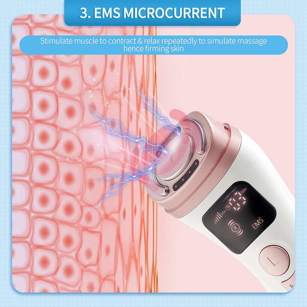Mini HIFU Machine Ultrasonic RF EMS Facial Lifting & Skin Tightening Device