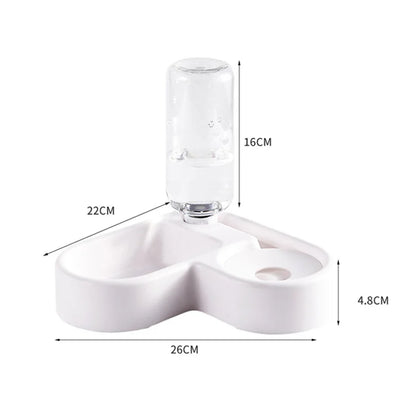 Automatic Dual-Use Pet Bowl Moisture-Proof Drinking & Feeding Basin for Cats and Dogs