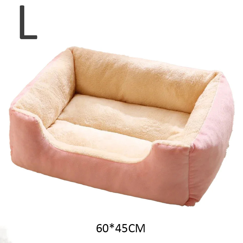 Cat Bed Cushion for Pets Kitten & Dog House Supplies Basket Habitat Accessories