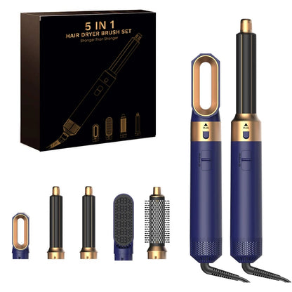 5-in-1 Hair Dryer Hot Comb Set Professional Curling Iron & Straightener Styling Tool for Dyson Airwrap