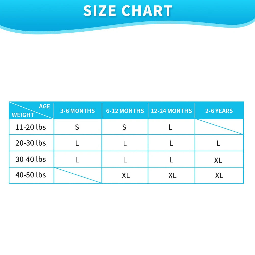 Baby Inflatable Swimming Float, Infant Swim Ring for Toddlers and Kids