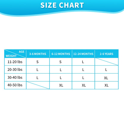 Baby Inflatable Swimming Float, Infant Swim Ring for Toddlers and Kids