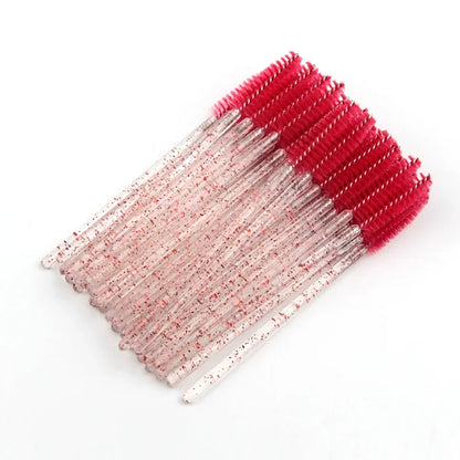 CNK Disposable Eyelash Brushes – 5/50 Pcs Mascara Wands Applicator Spoolers for Makeup
