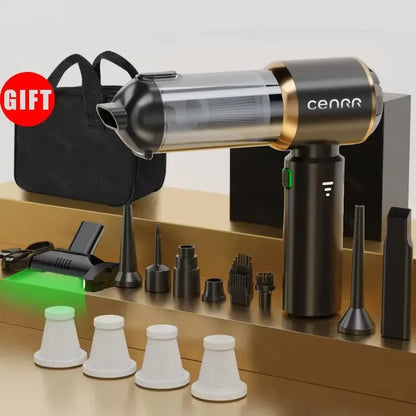 CENRR 998000PA Mini Cordless Car Vacuum Cleaner, Powerful Handheld Blower for Home & Car