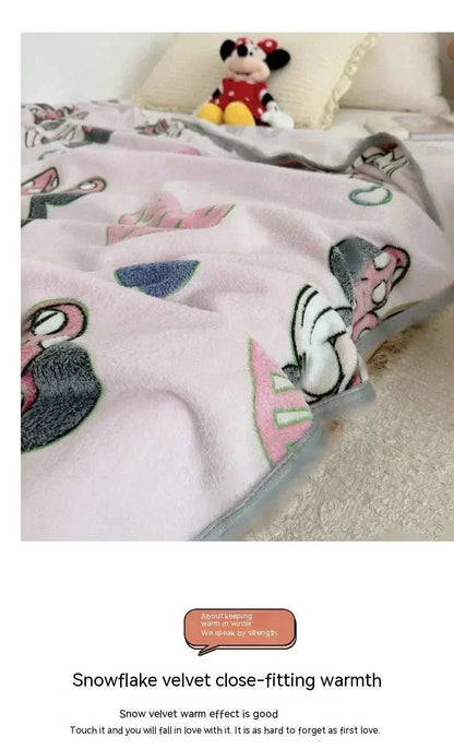 Disney Snowflake Plush Receiving Blanket