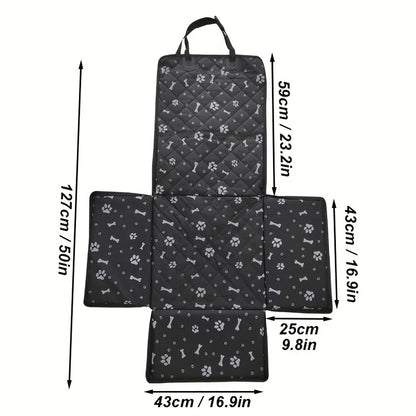 CAWAYI KENNEL Pet Dog Carrier & Car Seat Cover – Waterproof Travel Hammock for Dogs & Cats