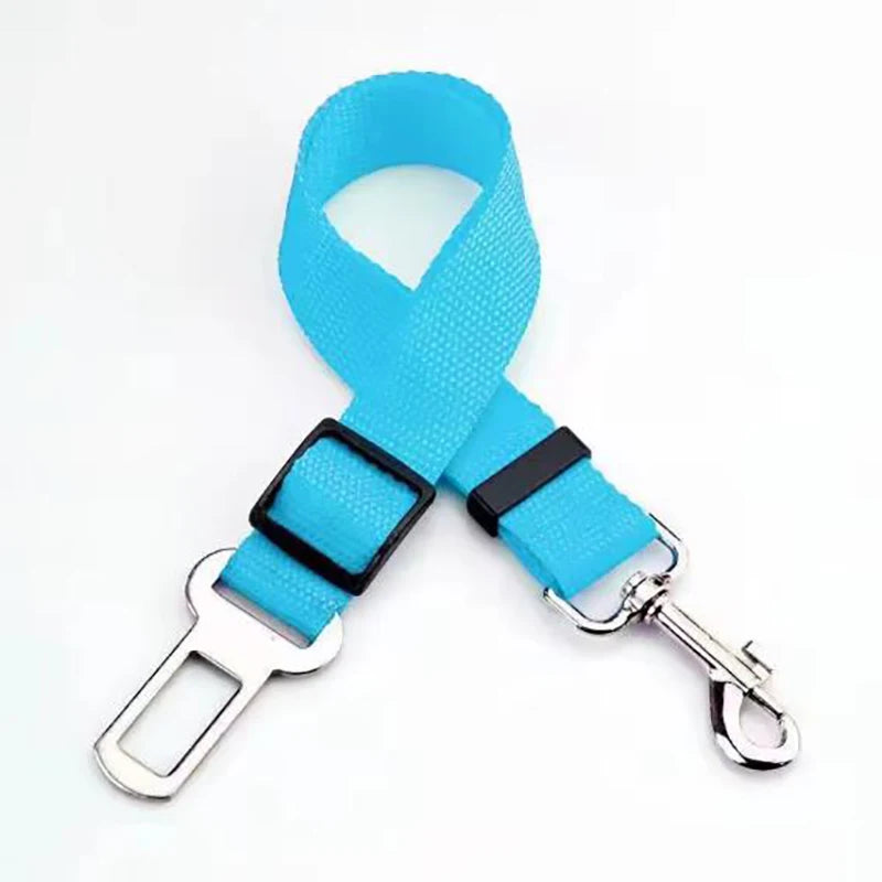 New Dog Car Seat Belt Safety Protector Travel Accessories Leash Collar Breakaway Solid Car Harness