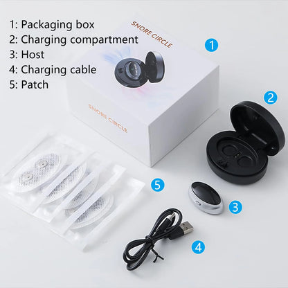 Anti Snoring Devices Electric, ElectricAnti Snoring Bean, Snoring SleepDevice, Easy to use Portable ThreeSpeed Adjustment, Suita