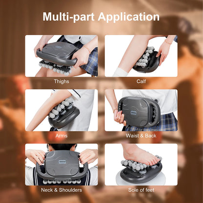42-Head Fascia Gun High-Frequency Vibration Body Massager for Neck, Back & Waist Relief