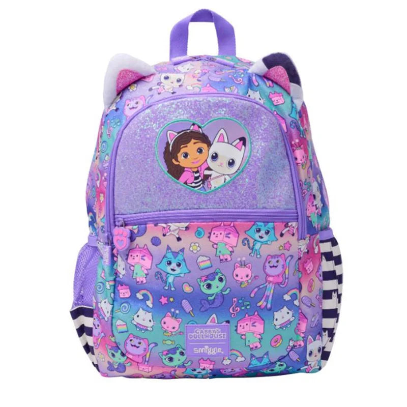 New Australia Genuine Smiggle School Bag Set for Girls with Pencil Box, Water Cup & Meal Bag