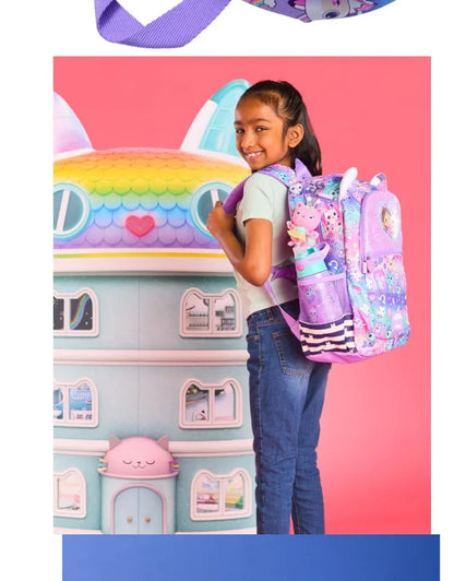 New Australia Genuine Smiggle School Bag Set for Girls with Pencil Box, Water Cup & Meal Bag