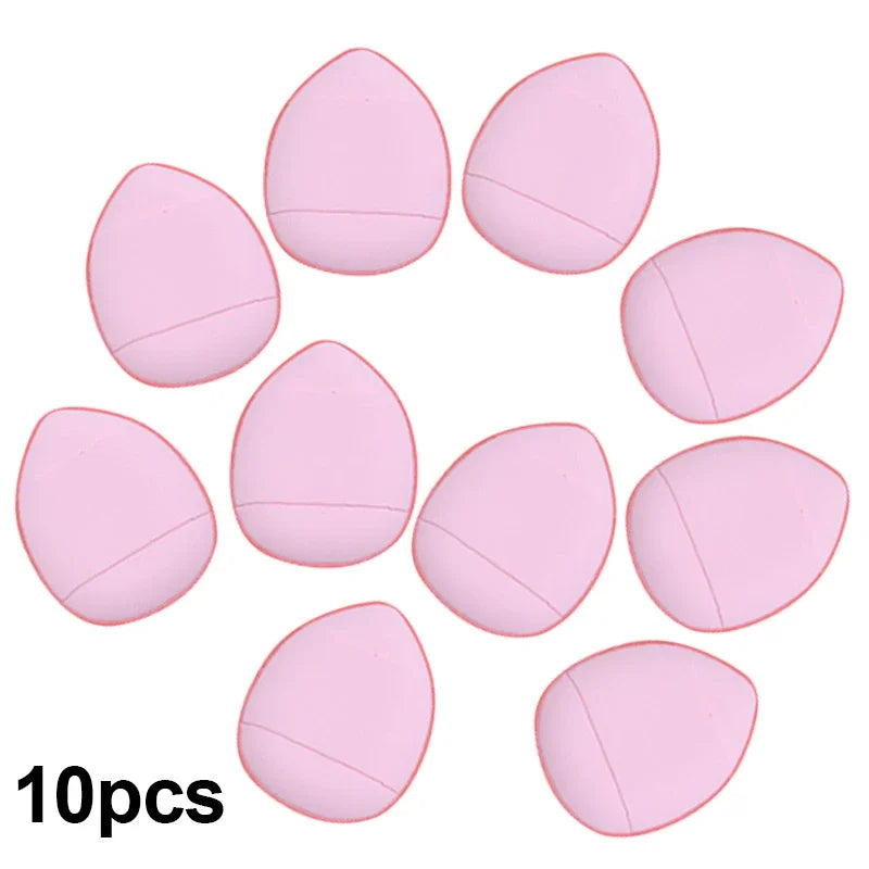 5/10Pcs Mini Finger Puff – Air Cushion Powder Sponge for Foundation & BB Cream Application