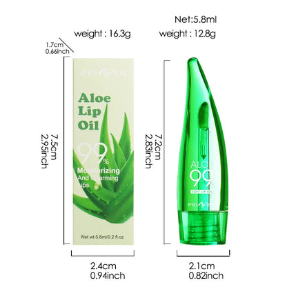 99% Aloe Vera Temperature-Changing Lip Balm Long-Lasting Moisturizing Lip Care