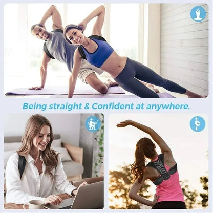 Back Posture Correction Belt - Hunchback & Shoulder Straightener for Men and Women