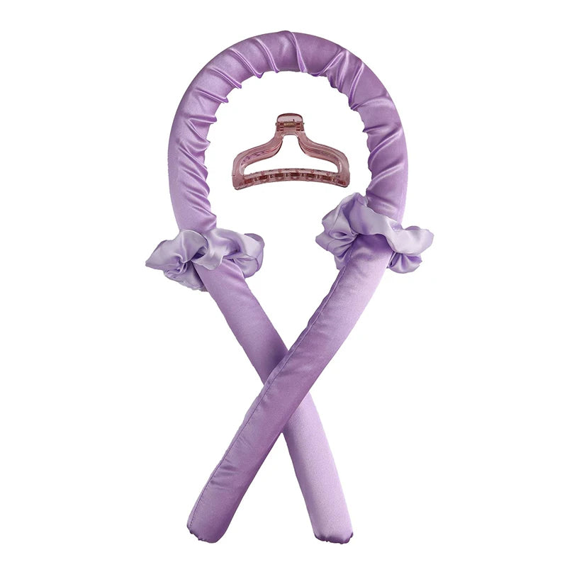 Heatless Curling Rod Headband for Soft, Shiny Curls DIY Hair Curler Hairdressing Tool for Women