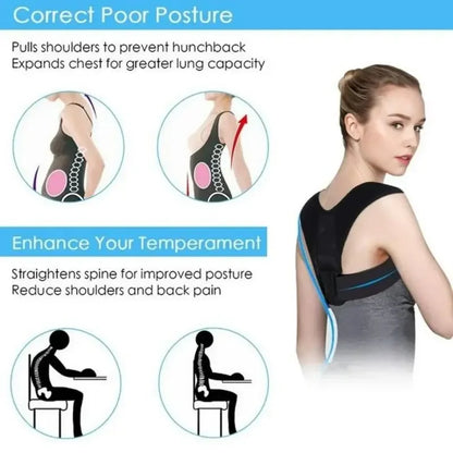 Back Posture Correction Belt for Hunchback and Shoulder Alignment
