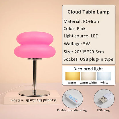 Eye Protection Night Light Macaron LED Table Lamp