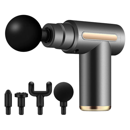 Mini Fascia Massage Gun Deep Tissue Muscle Recovery & Pain Relief with 4 Attachments