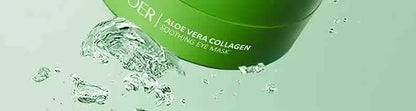 60PCS Aloe Vera Collagen Eye Masks - Anti-Dark Circles & Firming Eye Patches