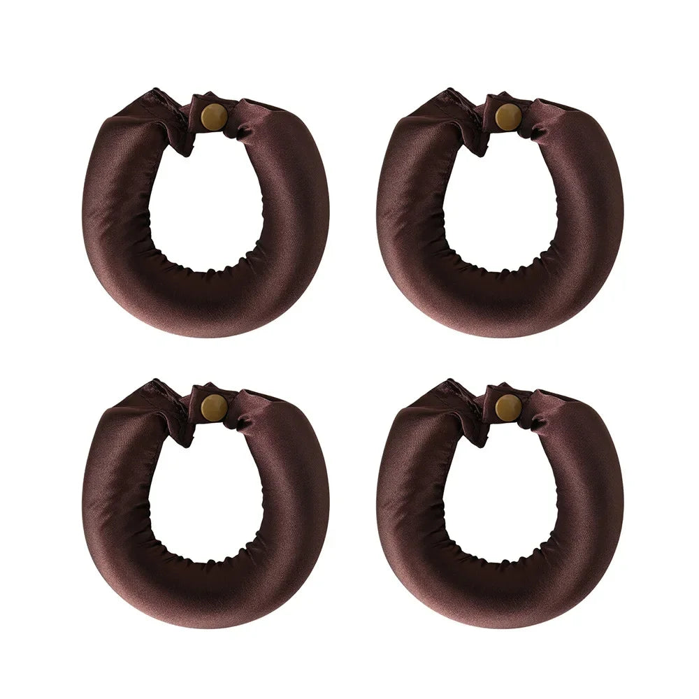 Heatless Satin Curling Rod Headband No-Heat Silk Curls Lazy Hair Rollers Soft Sleep-in Styling Tool
