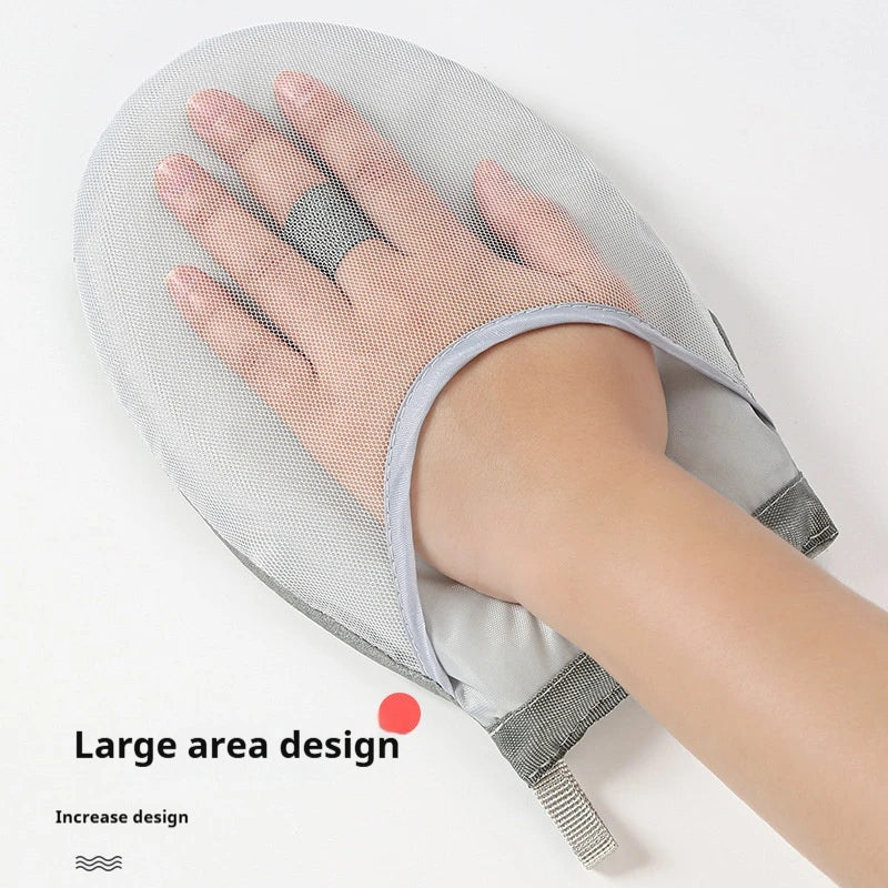 Fabric Handheld Ironing Board & Insulated Ironing Gloves for Home Use