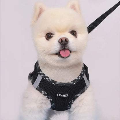 Supet Adjustable Anti-Pull Dog Harness for Easy Control - Small & Medium Dogs