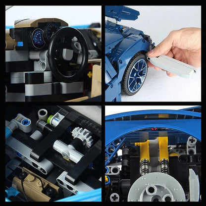 2025 3599PCS Bugatti Chiron Super Sport Racing Car Building Blocks