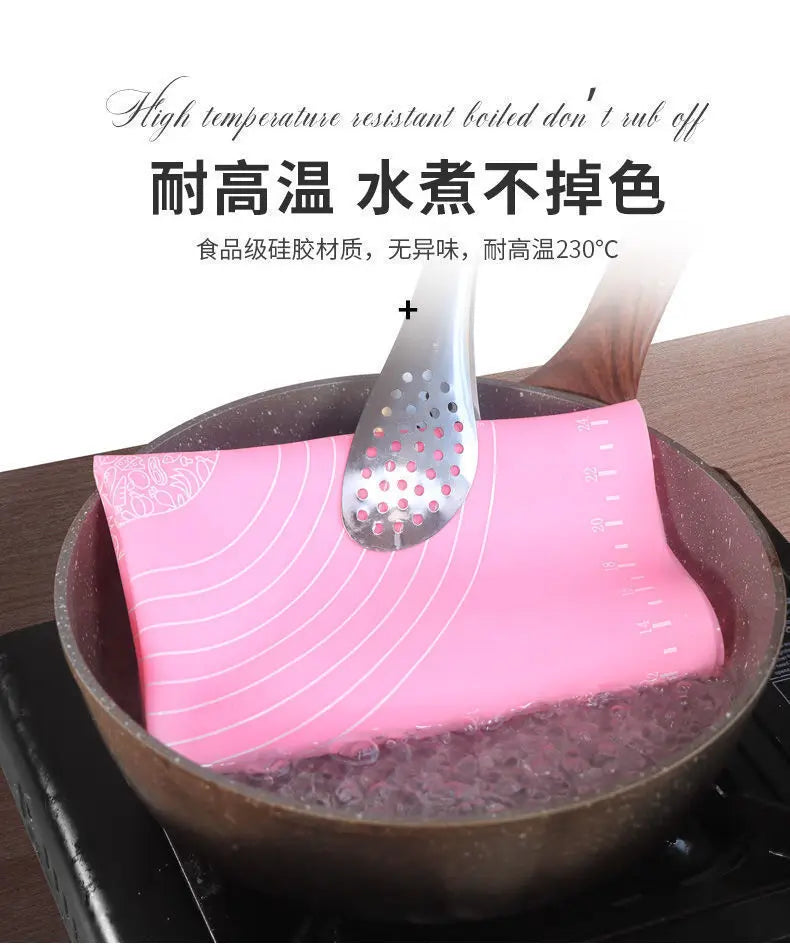 Silicone Baking Mat Set for Pizza & Pastry Kneading Cooking Tools