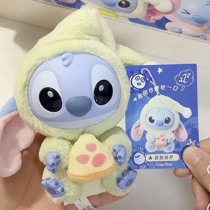 15CM Stitch Eat Something Series Blind Box Plush Doll Pendant – Mystery Toy Gift