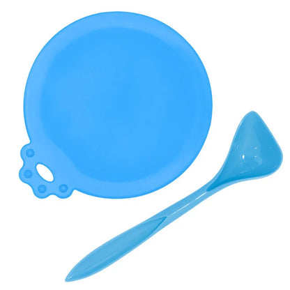 Reusable Pet Food Can Cover & Spoon Set – Portable Storage Lid for Dogs & Cats