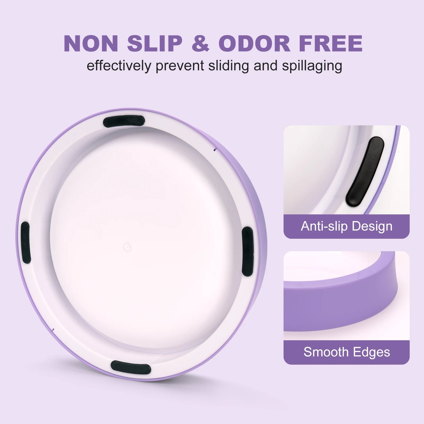 Non-Slip Pet Dog Slow Feeder Bowl – Anti-Gulping Eco-Friendly Dish for All Dog Sizes