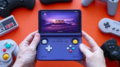 Retroid Pocket Flip 2 Retro Handheld Game Console - SD865/D1100, 5.5" 1080p Foldable Screen, 5000mAh Battery