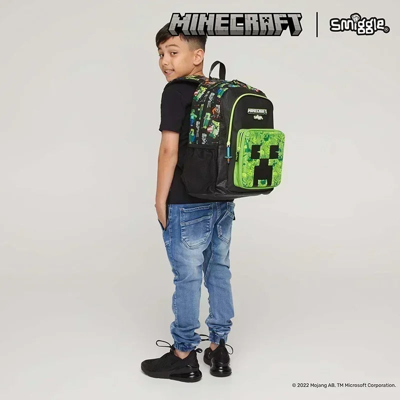 Genuine Smiggle Backpack Set – School Bag, Pen Case & Lunch Bag for Kids