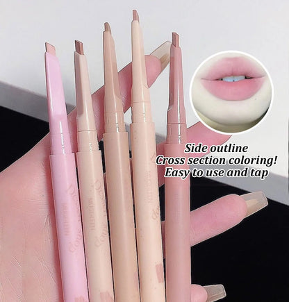 Dessert Lip Liner – Automatic Rotating Waterproof & Long-Lasting Lipstick Pen