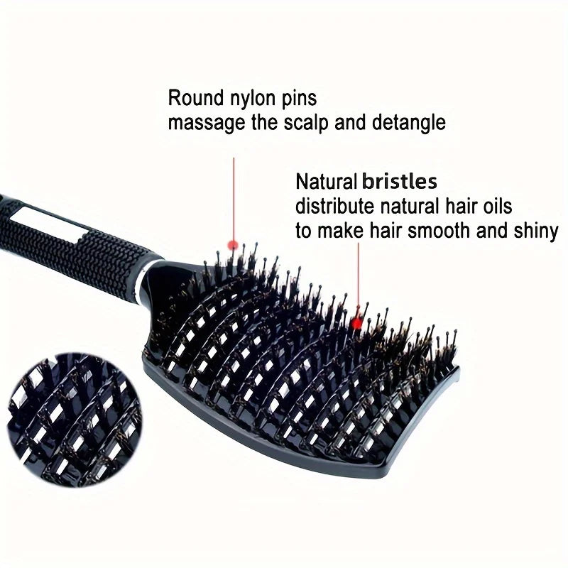 Magic Scalp Massage Hair Brush for Women Professional Detangling Tool for Wet & Curly Hair