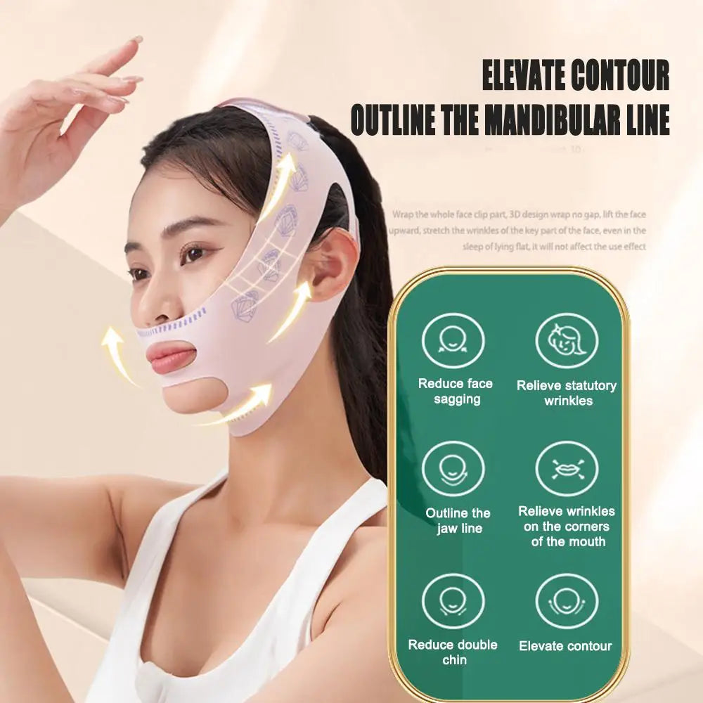 Chin Cheek Slimming V Shaper Bandage for Face Lifting & Anti-Wrinkle