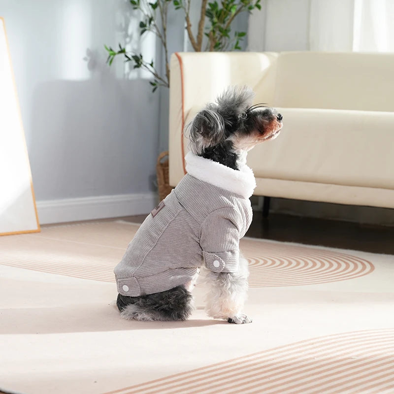 Winter Warm Dog Clothes – Fleece Jacket & Coat for Small to Medium Dogs & Cats