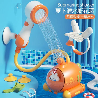 Cute Duck Bathtub Boat Toy – 3 Emotional Ducks with Automatic Water Spray for Toddlers