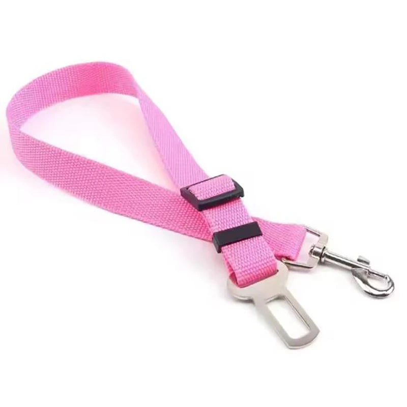New Dog Car Seat Belt Safety Protector Travel Accessories Leash Collar Breakaway Solid Car Harness