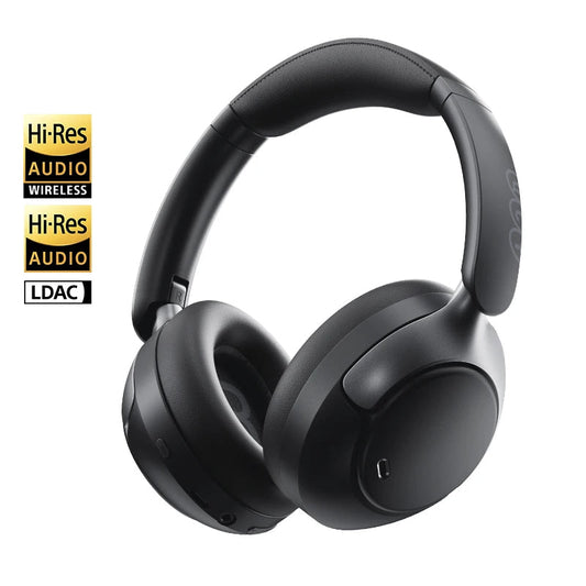 QCY H3 Pro ANC Wireless Headphone 50dB Noise Canceling Hi-Res Spatial Audio Earphone with LDAC Bluetooth 5.4 Over Ear Headset